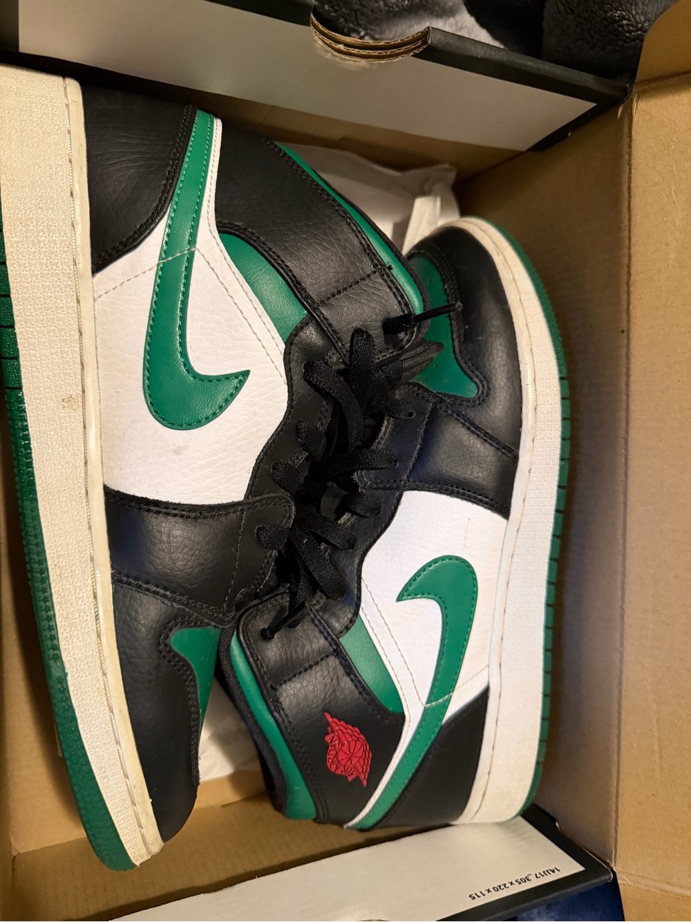 Nike Air Jordan 1 Low - Black/White/Green